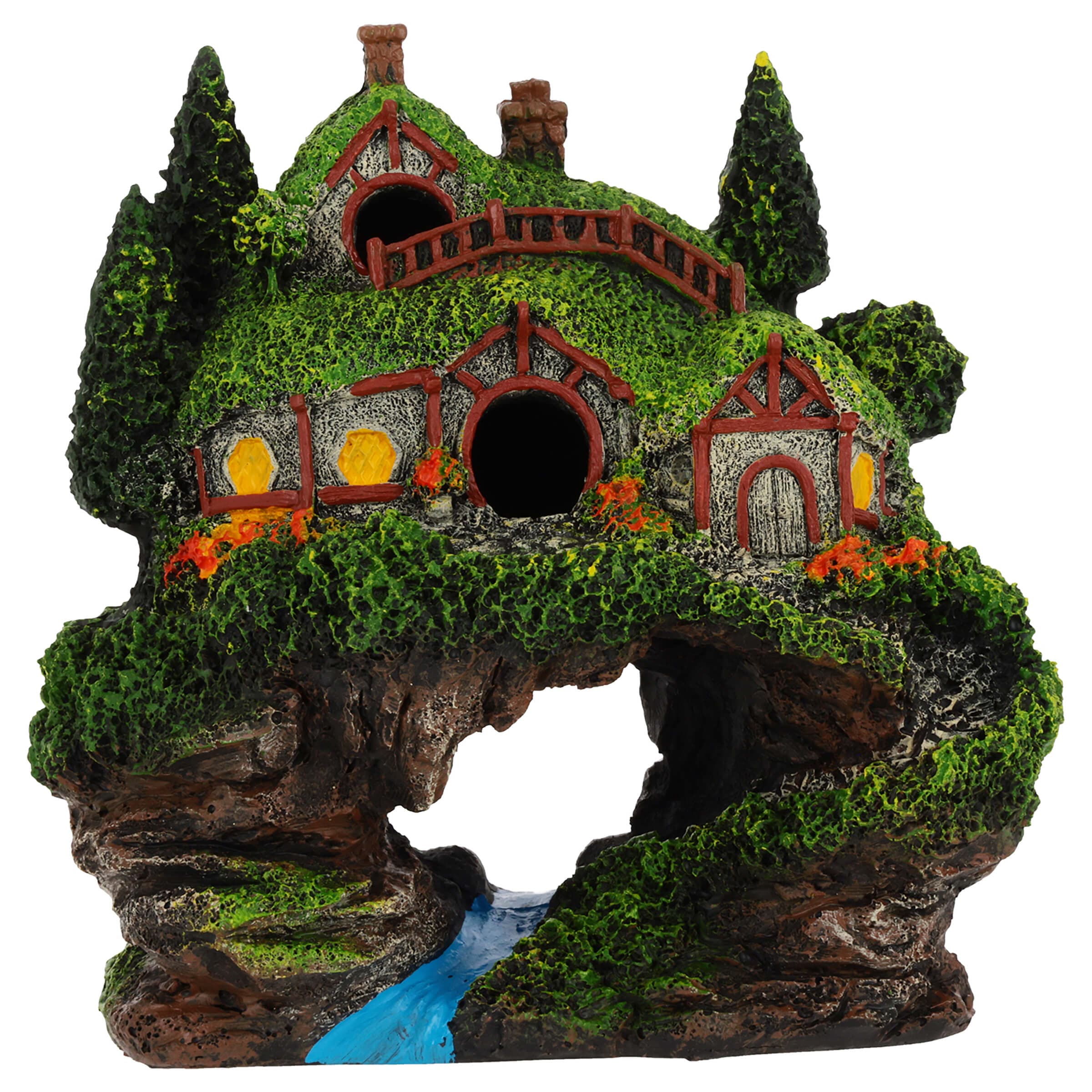 Deep Sea Aquariumdekoration Hobbit-Haus 14.4 cm