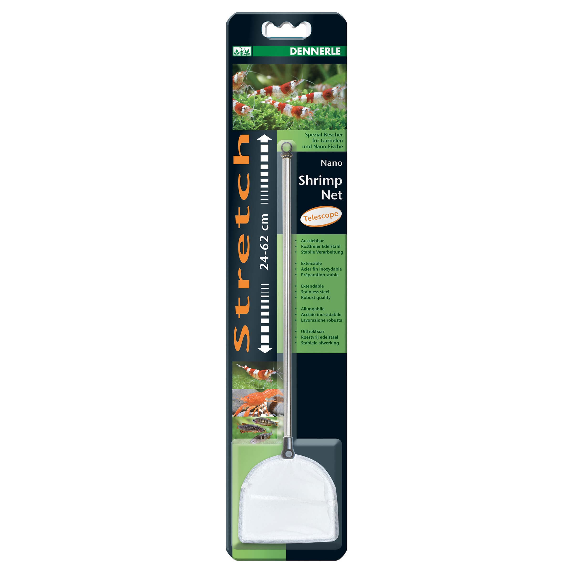 Dennerle Nano Shrimp Net gross Spezial-Kescher 24-62 cm