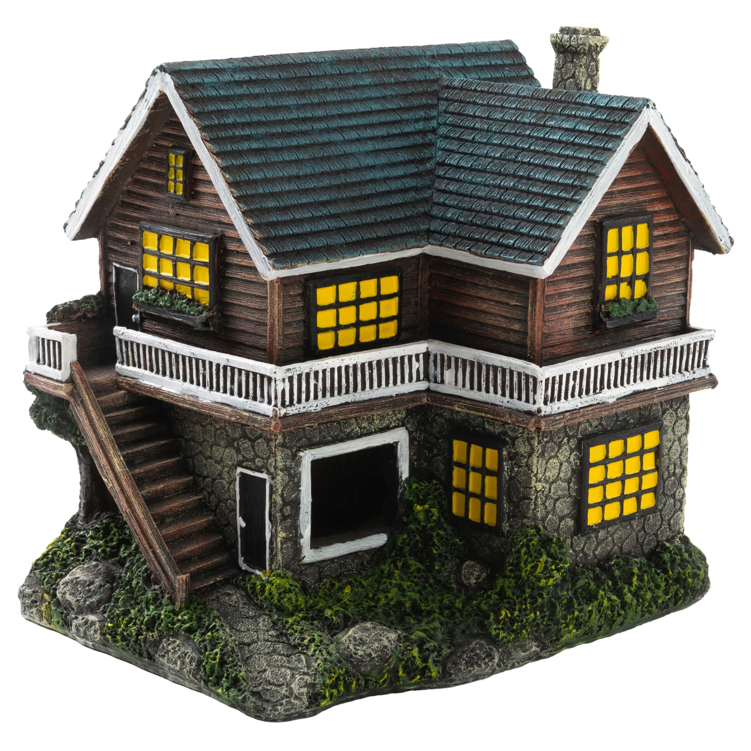 Deep Sea Aquariumdekoration Alpenhaus 14.5 cm