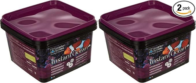 Aquarium Systems Instant Ocean Aquarium Salt 4kg/120L (2-Pack)