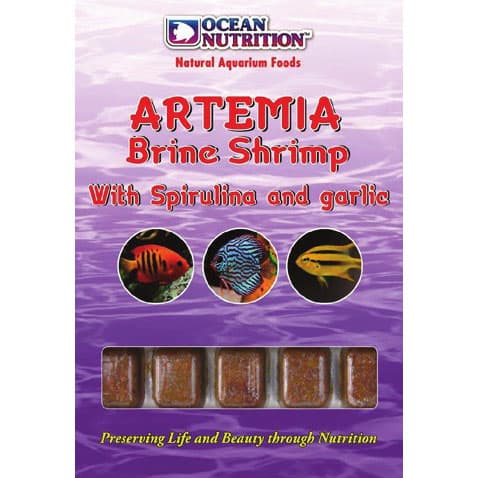 Ocean Nutrition Arthemia Blister 100g Garlic und Spirulina