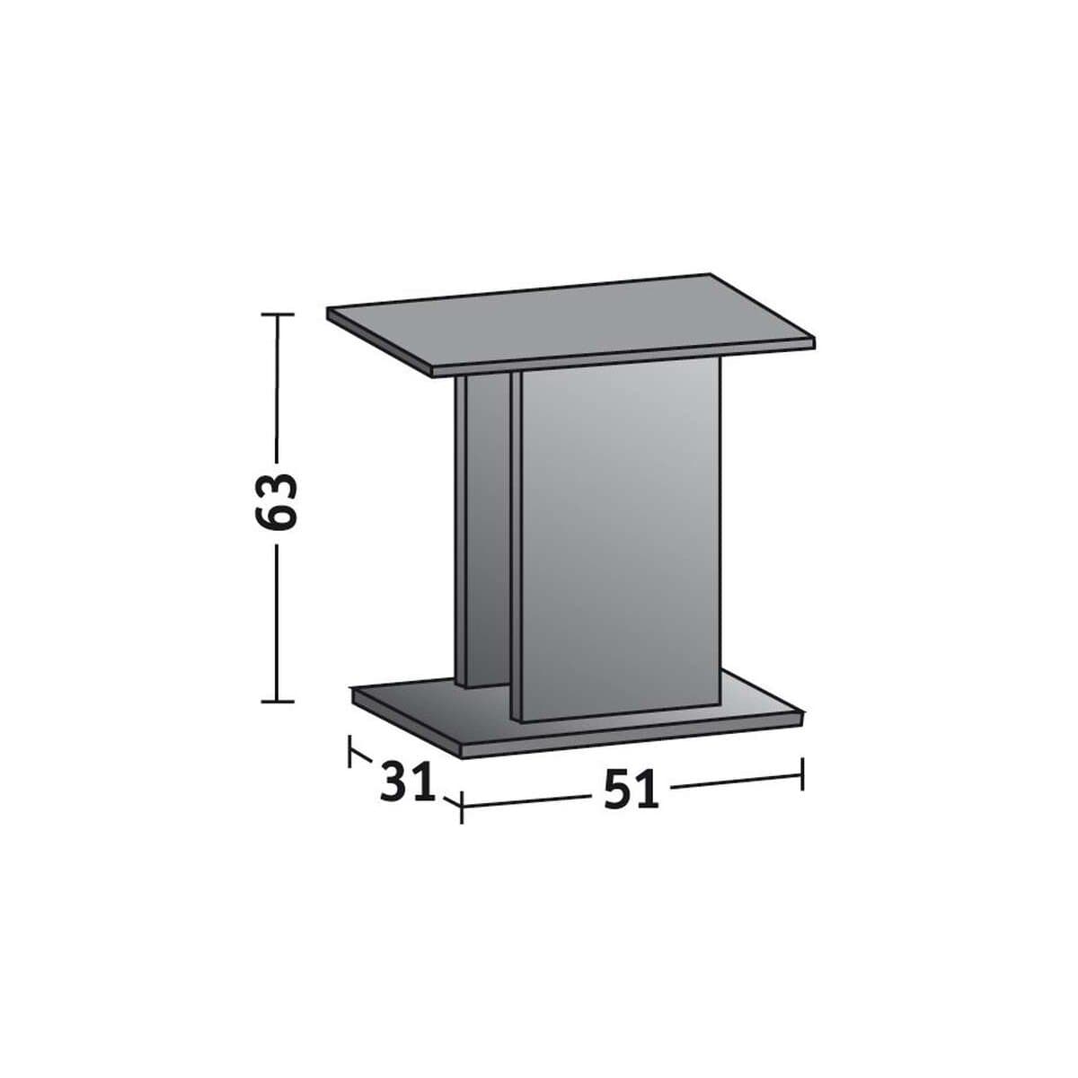 Juwel Stand SB 60/50, schwarz