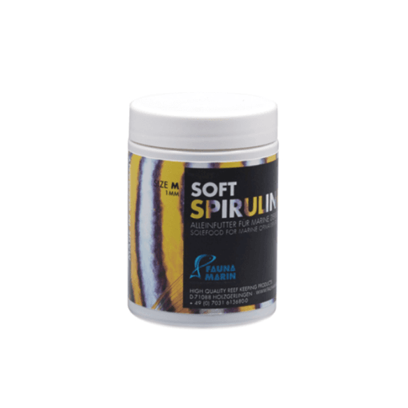 Fauna Marin Soft Spirulina M 63g Dose Granulat-Futter für alle herbivoren Meerwasserfische