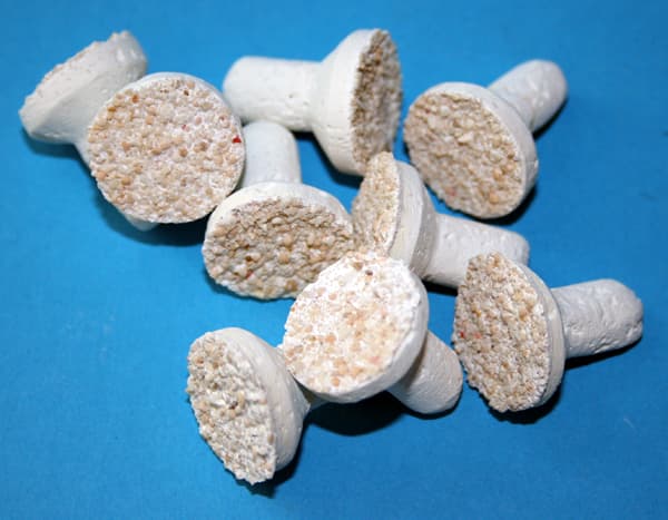 Reef Plugs für Rasterplatte 100 Stück / Rund 3cm S